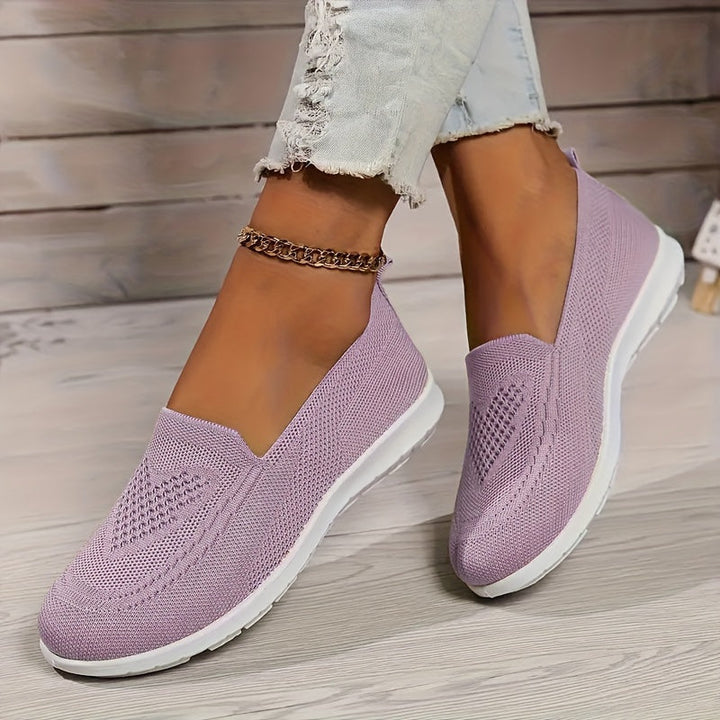 Avery | Women's Breathable Knit Slip On Sneakers
