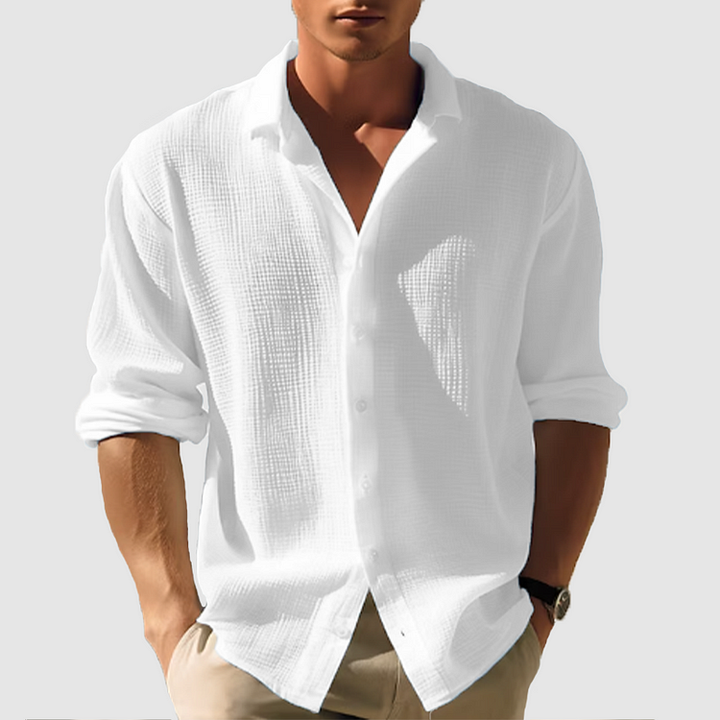 Julian | Men's Lapel Collar Button Down Shirt