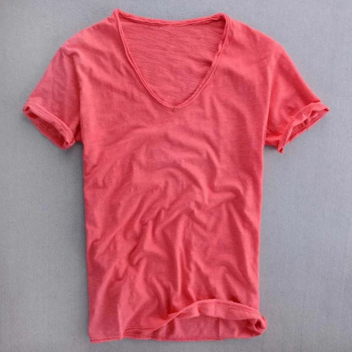 Leo | Men's Short Sleeve V-Neck T-Shirt