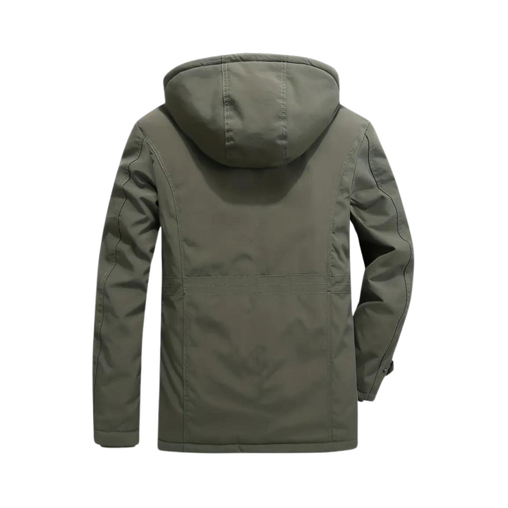 Waterproof Wind-Resistant Lined Outdoor Jacket Warm Winter Coat