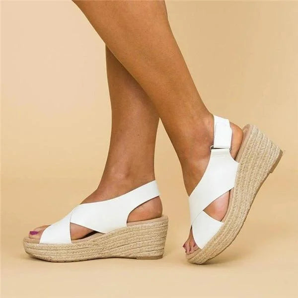 Marisol | Women's Espadrille Wedge Open Toe Summer Sandals
