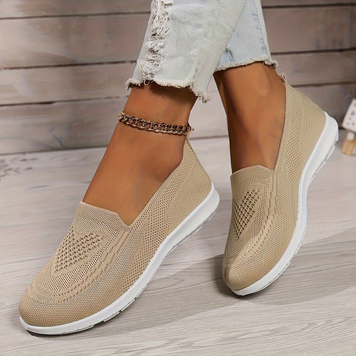 Avery | Women's Breathable Knit Slip On Sneakers
