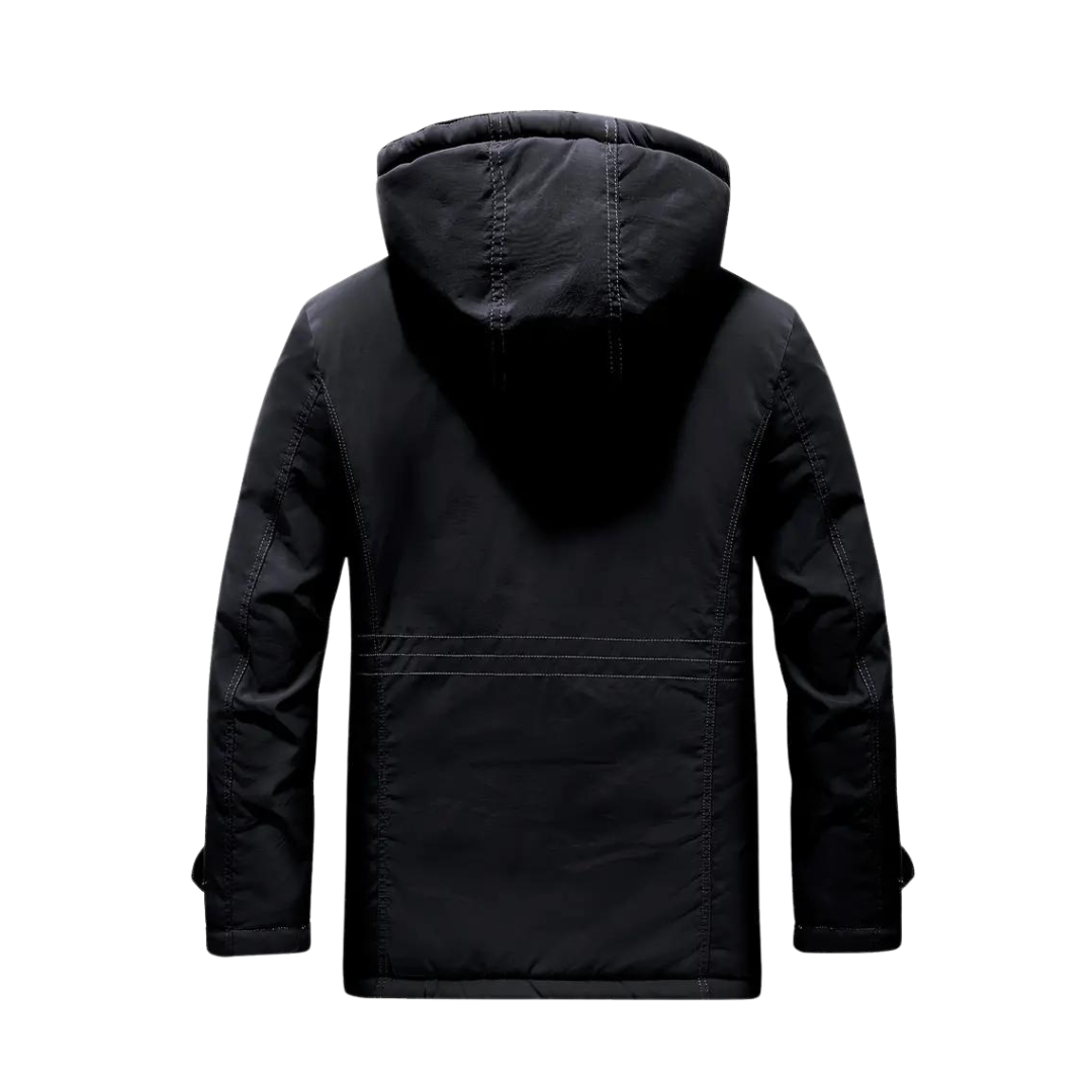 Waterproof Wind-Resistant Lined Outdoor Jacket Warm Winter Coat