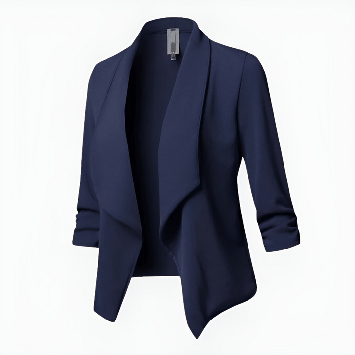 Clara | Women's Draped Open-Front Casual Blazer