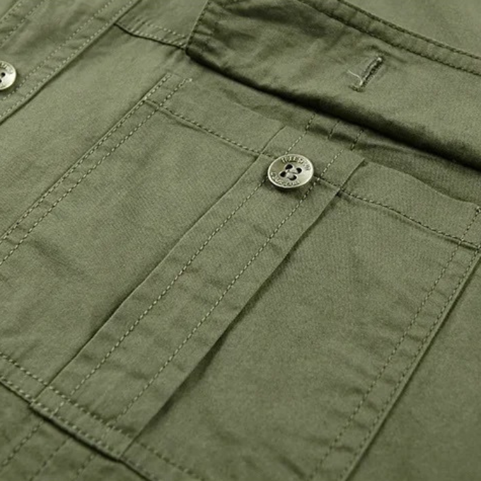 Brennan | Men's Utility Button-Up Pocket Cargo Shirt