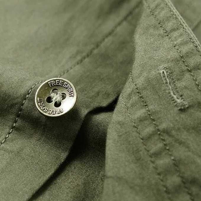 Brennan | Men's Utility Button-Up Pocket Cargo Shirt
