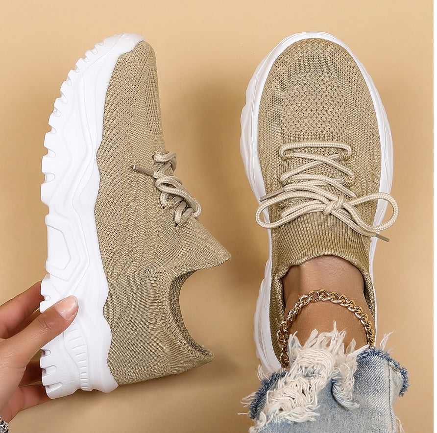 Virelle | Women's Lace-Up Chunky Sole Sneakers