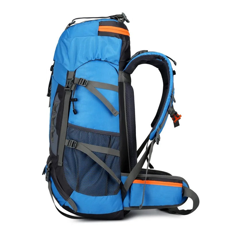 60-Litre Waterproof Hiking Backpack High-Capacity Camping Travel Pack