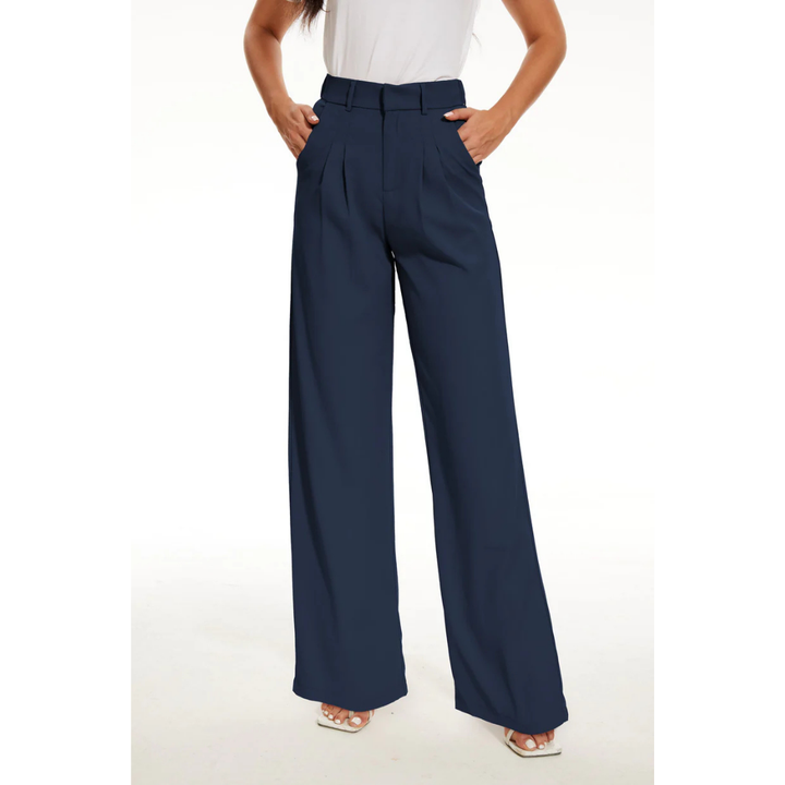 Virelle | Women's High-Waist Tailored Wide-Leg Trousers