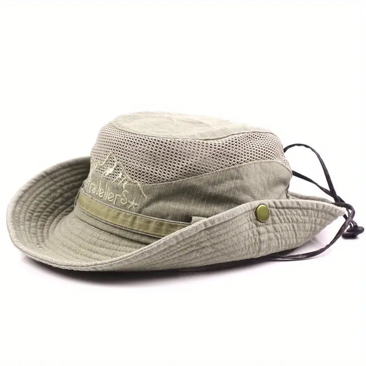 Unisex Adjustable Sun Hat Cotton Lightweight UV-Protection