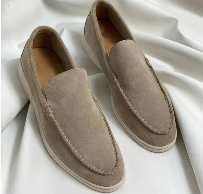 Tristan | Men's Casual Flat Loafers With Contrast Sole