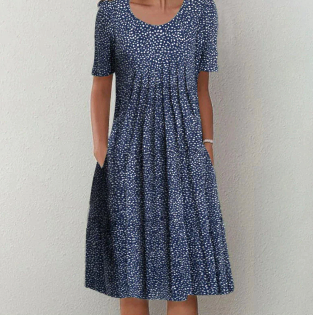 Elodie | Women's Pleated A-Line Summer Dress