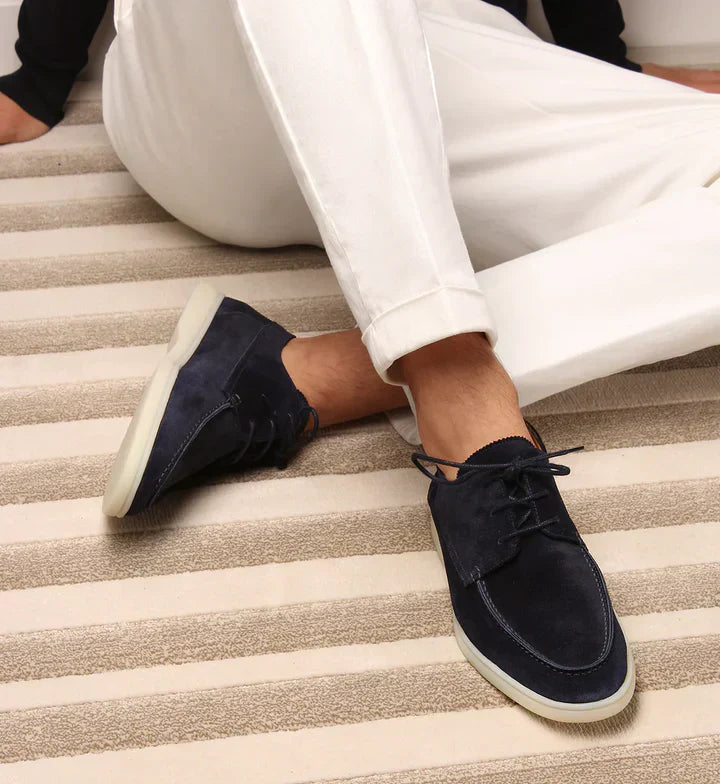 Luca | Men's Suede Lace Up Casual Loafers