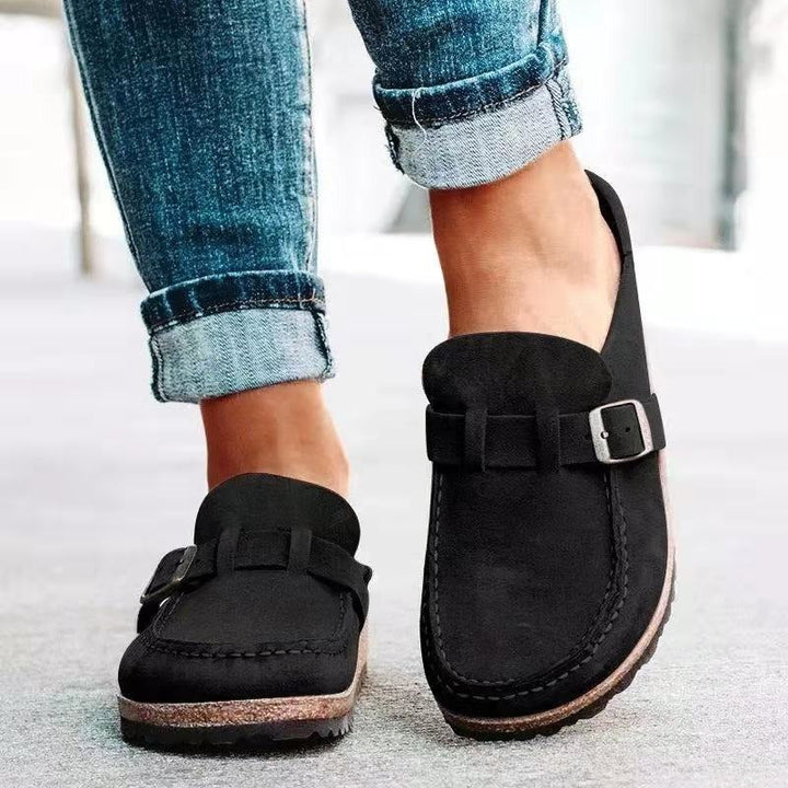 Clara | Women's Supportive Slip-On Buckle Loafers