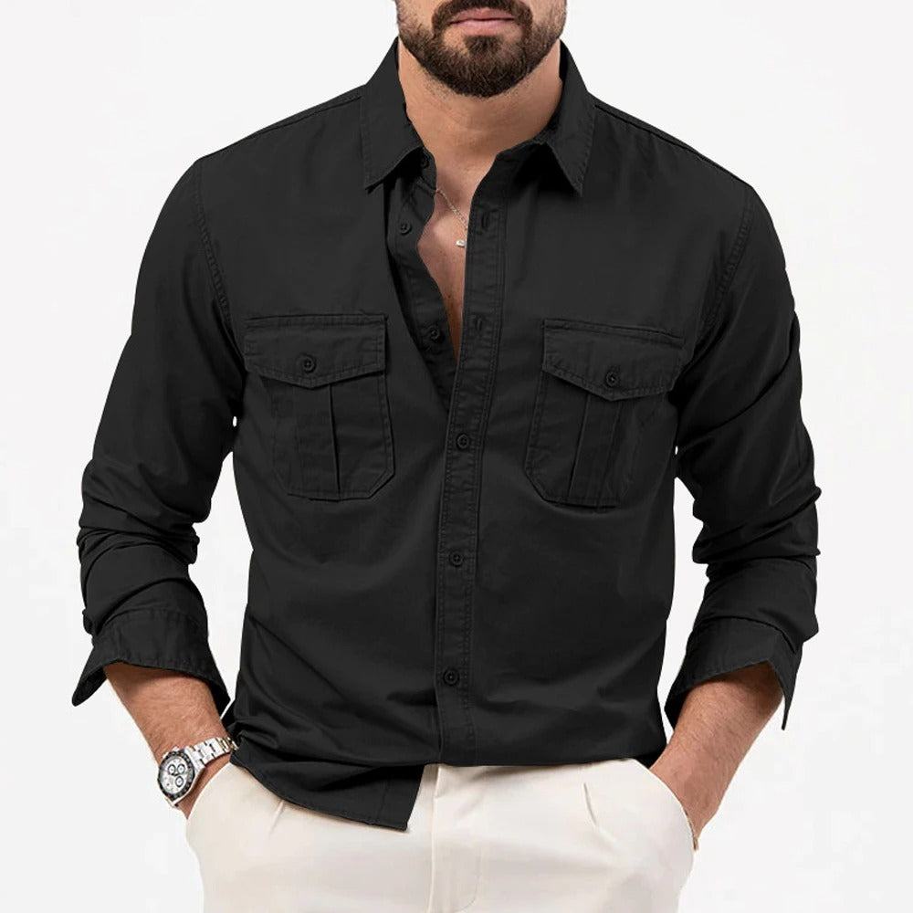 Darian | Men's Tactical Double Pocket Utility Shirt