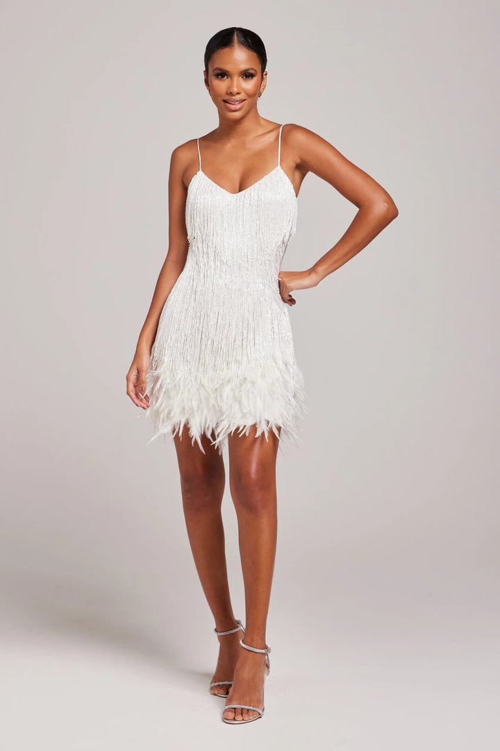 Alina | Women's Sequin Fringe Party Mini Dress