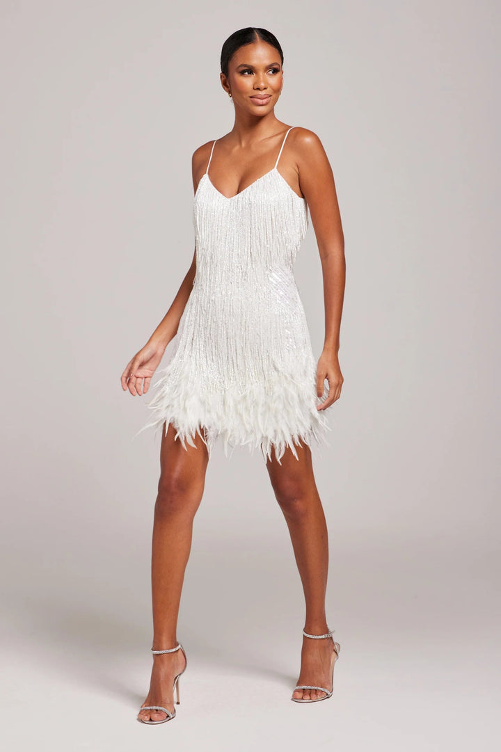 Celeste | Women's Sequin Fringe Party Style Mini Dress