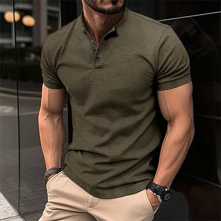 Mateo | Men's Stand Collar Classic Polo Shirt
