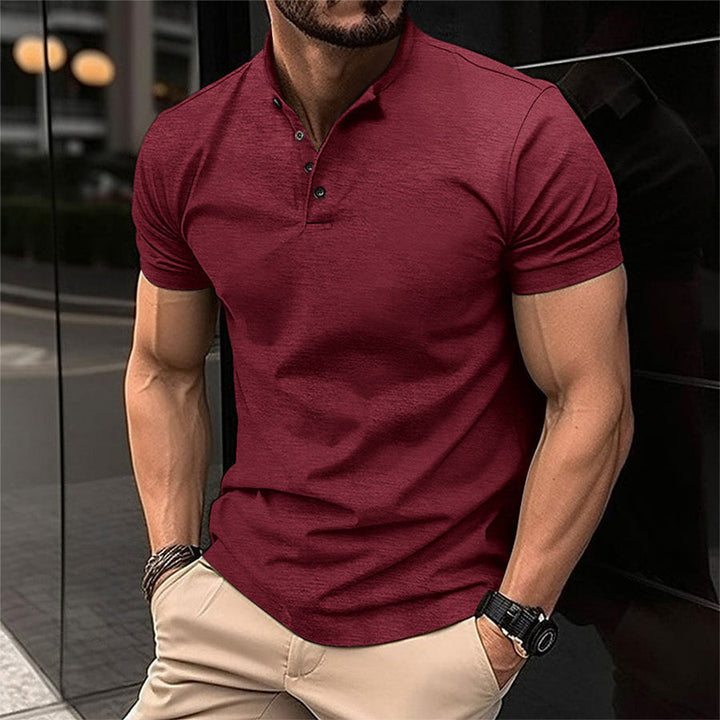 Mateo | Men's Stand Collar Classic Polo Shirt