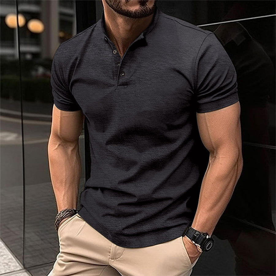 Mateo | Men's Stand Collar Classic Polo Shirt