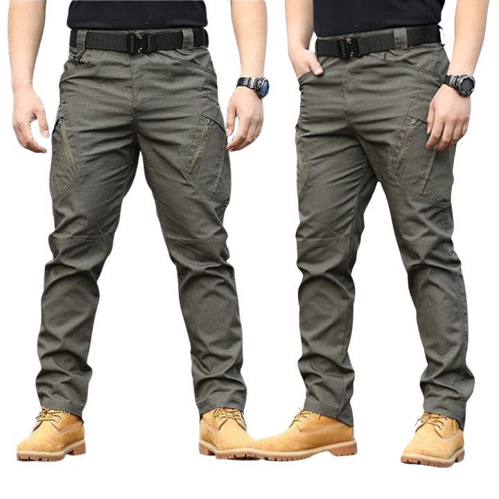 Men's Tactical Cargo Trousers Water-Resistant Outdoor Hiking