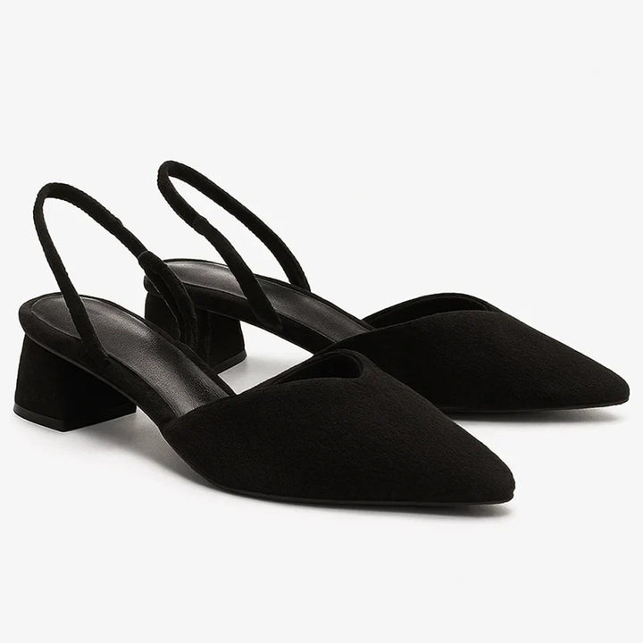 Clara | Women's Pointed Toe Low Block Heel Sandals