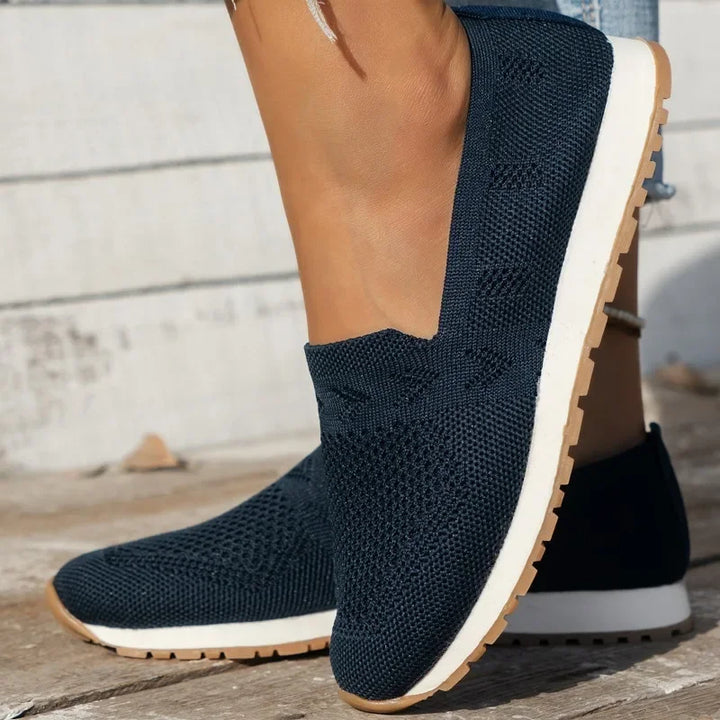 Nerissa | Women's Breathable Knit Slip-On Casual Loafers