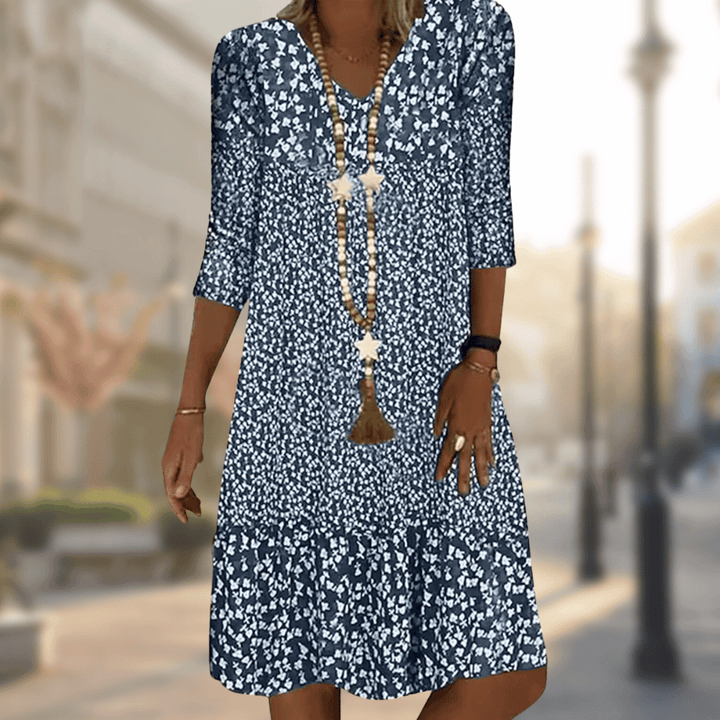 Ariana | Women's Floral Tiered Flowing Summer Dress