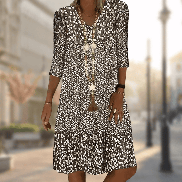 Aria | Women's Tiered Floral Flowy Summer Dress