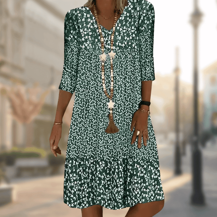 Ariana | Women's Floral Tiered Flowing Summer Dress
