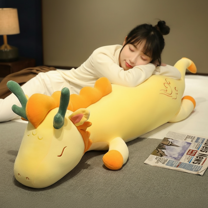 Full Body Support Body Pillow – Breathable, Supportive & Comfortable, Dragon Design for Sleep & Relaxation