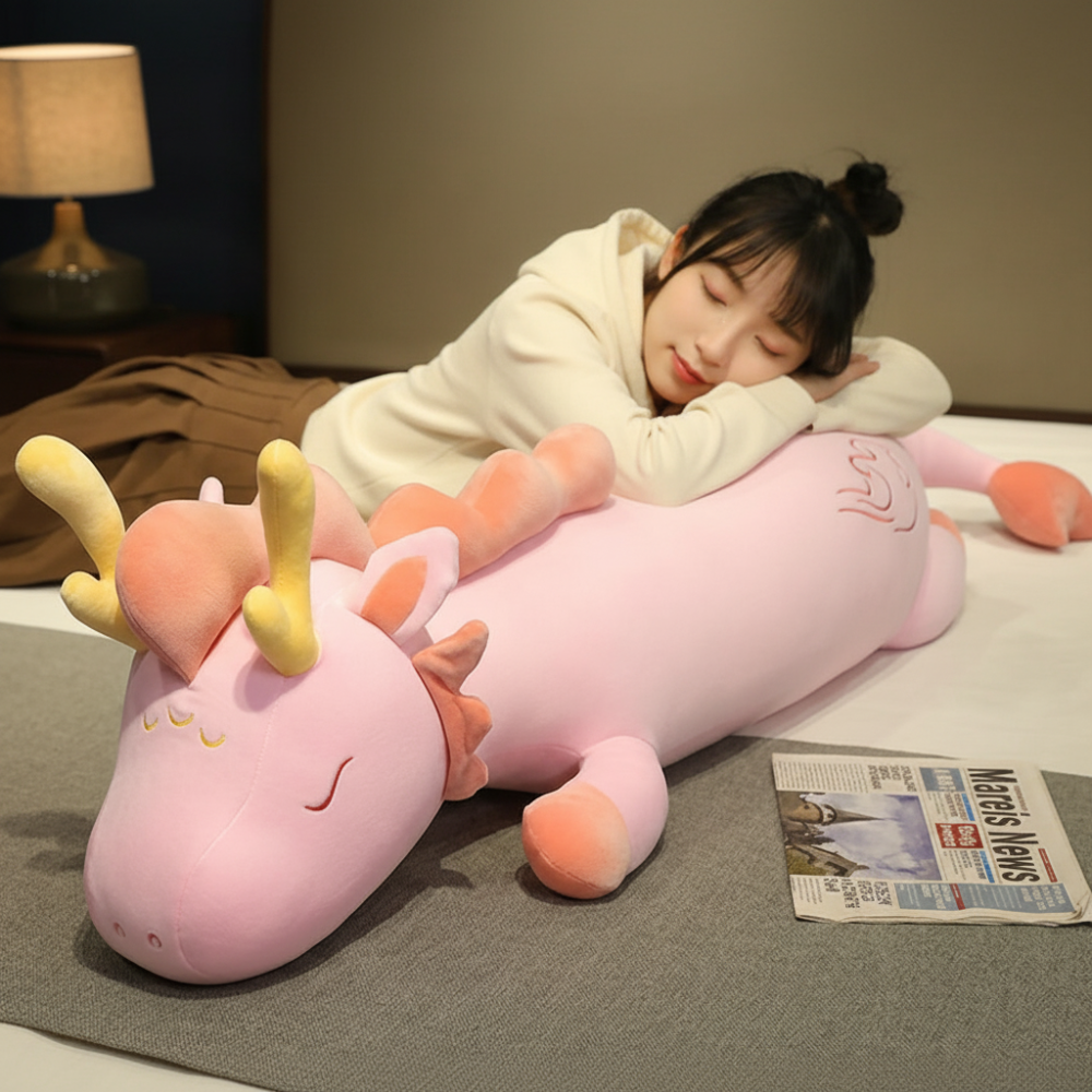 Full Body Support Body Pillow – Breathable, Supportive & Comfortable, Dragon Design for Sleep & Relaxation