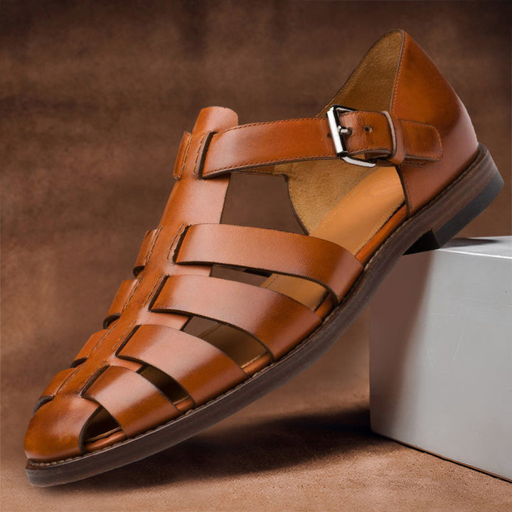 Dario | Men's Fisherman Style Leather Sandals