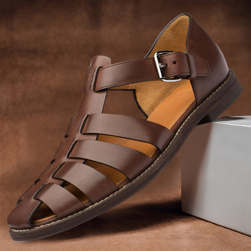 Dario | Men's Fisherman Style Leather Sandals