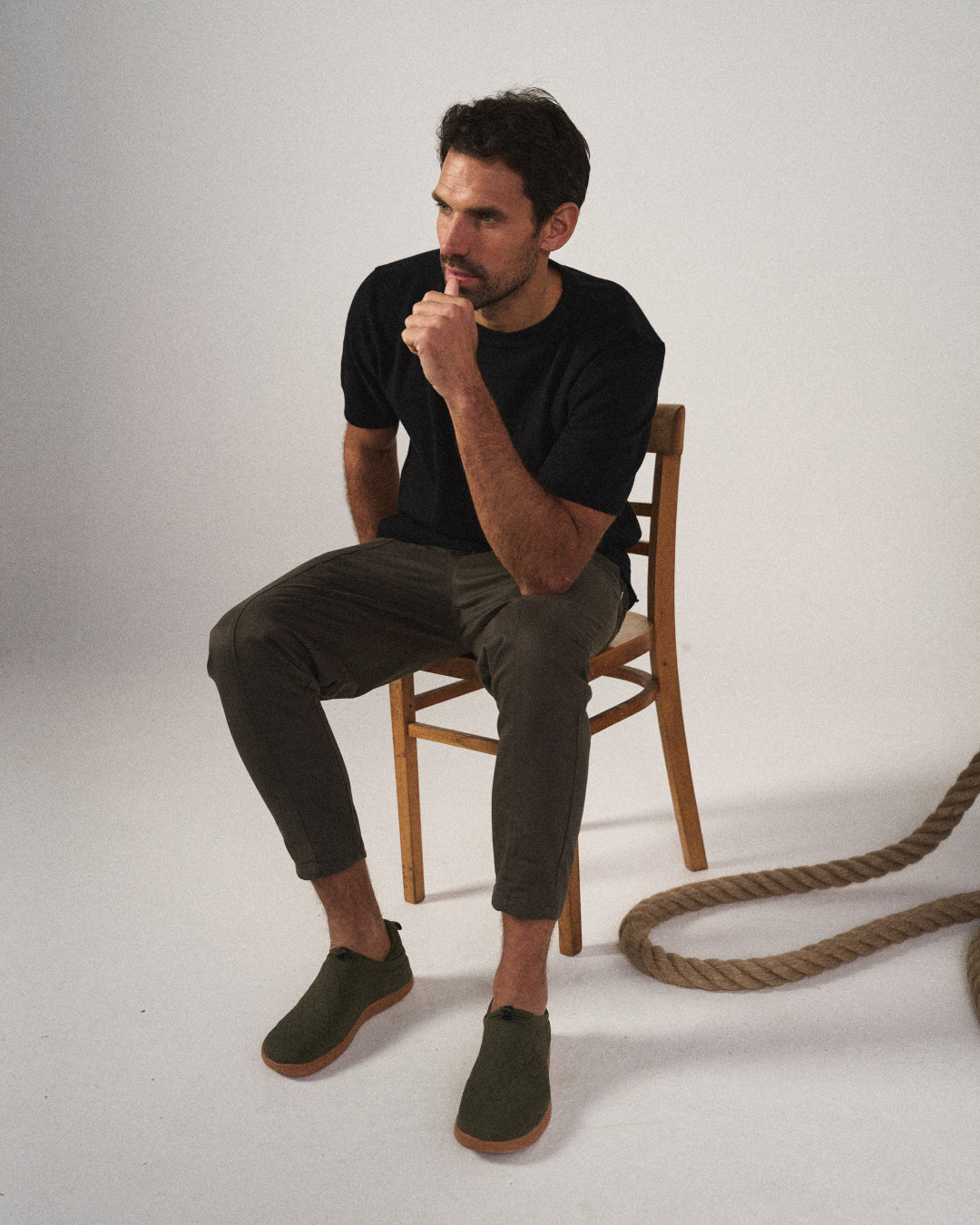 Elian | Men's Tapered Fit Drawstring Casual Trousers