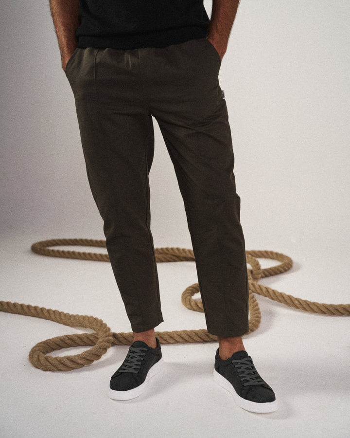 Elian | Men's Tapered Fit Drawstring Casual Trousers