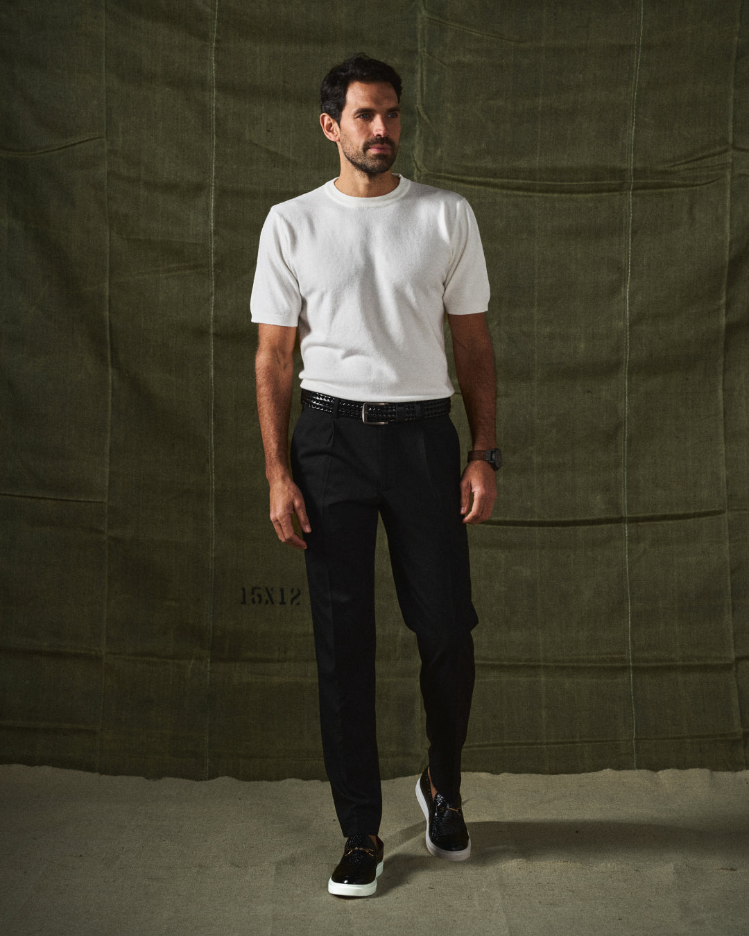 Marco | Men's Textured Slip On Casual Loafers
