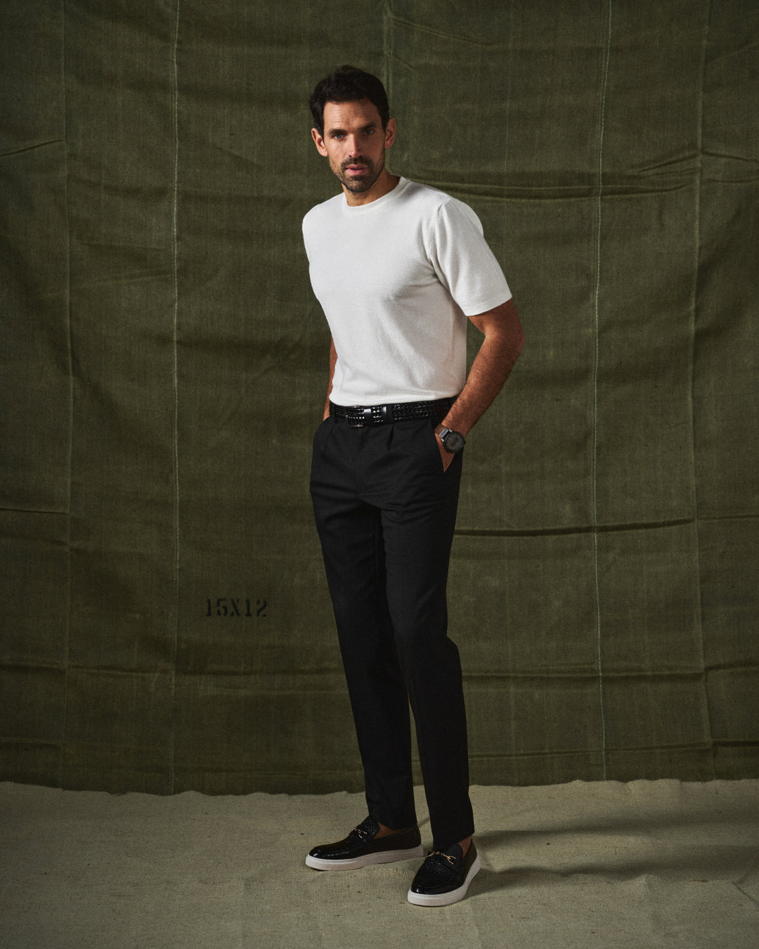 Marco | Men's Textured Slip On Casual Loafers