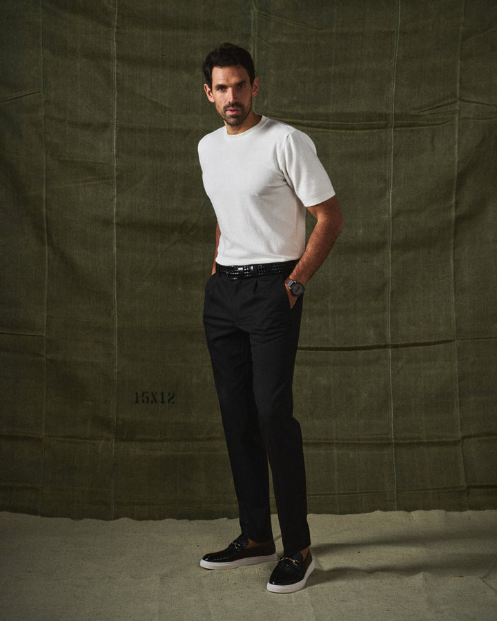 Marco | Men's Textured Slip On Casual Loafers