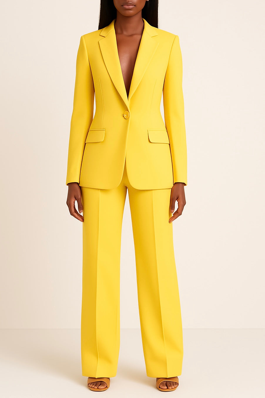 Elina | Women's Tailored Blazer & Wide-Leg Trouser Set