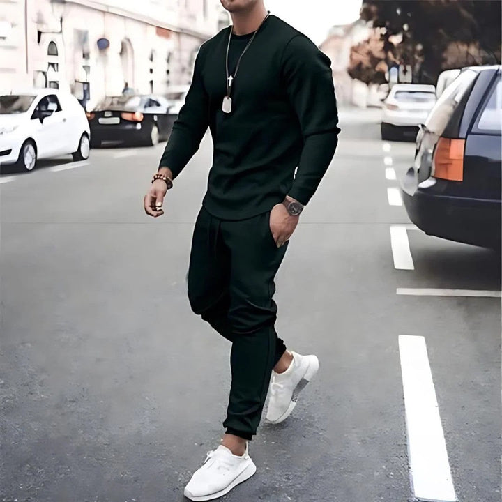 Ethan | Men's Slim-Fit Zip-Up Tracksuit Set