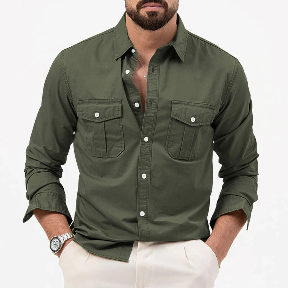 Darian | Men's Tactical Double Pocket Utility Shirt