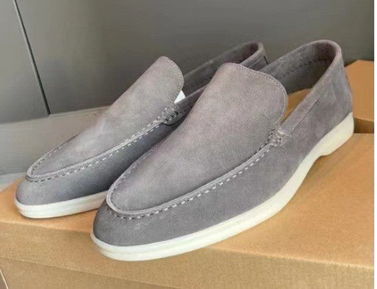 Tristan | Men's Casual Flat Loafers With Contrast Sole