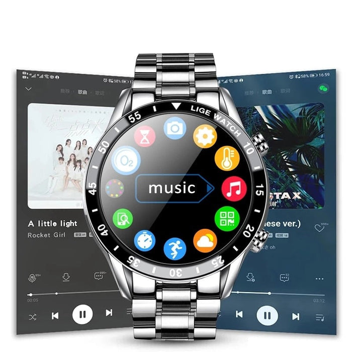 Smartwatch 4G Calling AMOLED Display – Bluetooth 5.0, Wi-Fi & IP68 Waterproof, for iOS & Android Use
