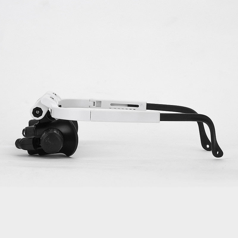 Magnifying Glasses with LED HD – Hands-Free, Adjustable Magnification & Comfortable Design for Reading & Repair