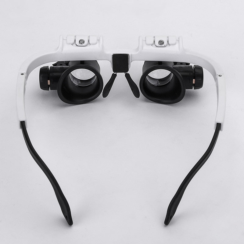 Magnifying Glasses with LED HD – Hands-Free, Adjustable Magnification & Comfortable Design for Reading & Repair