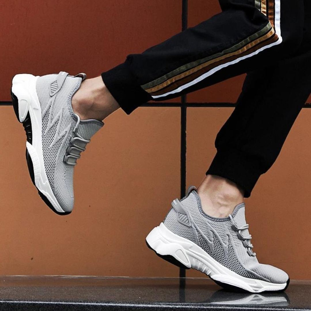 Axel | Men's Knit Chunky Sole Casual Sneakers