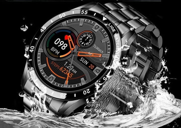 Smartwatch 4G Calling AMOLED Display – Bluetooth 5.0, Wi-Fi & IP68 Waterproof, for iOS & Android Use
