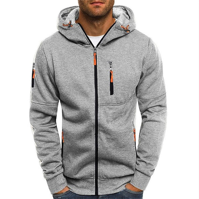 Logan | Men's Zip-Up Hooded Sweatshirt