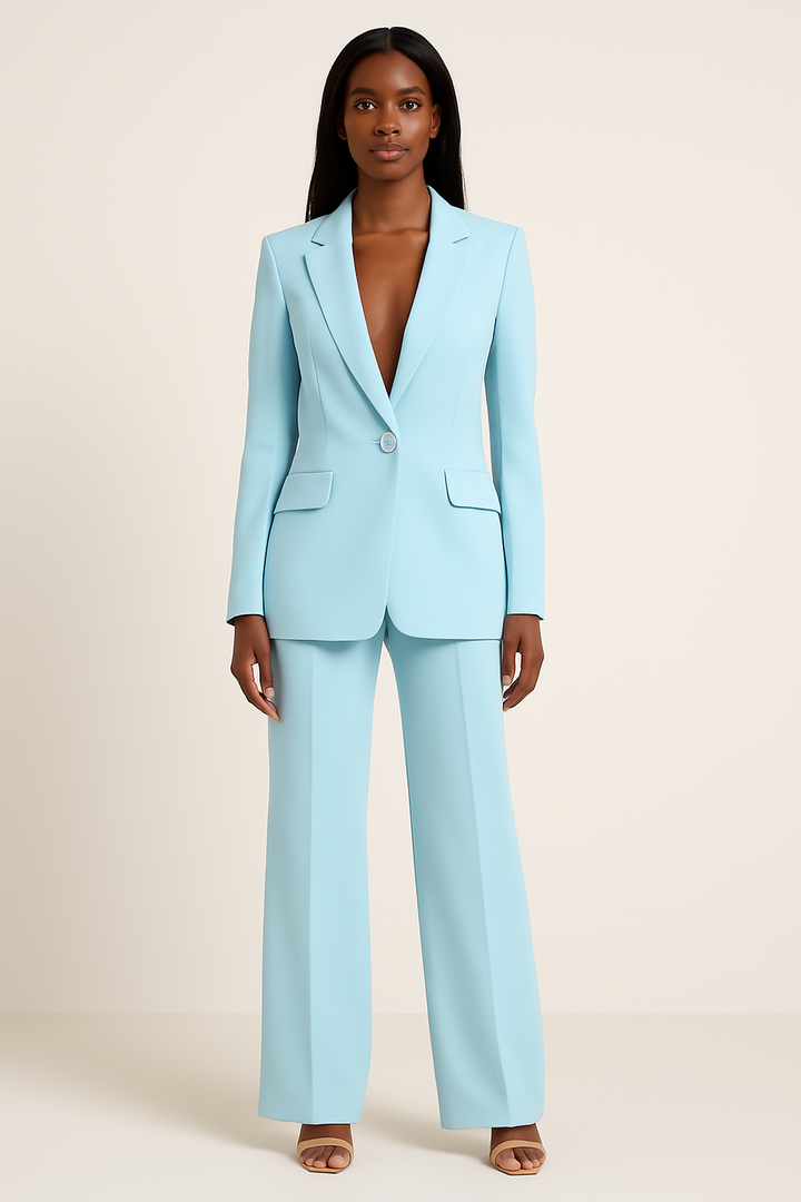 Elina | Women's Tailored Blazer & Wide-Leg Trouser Set